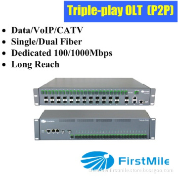 FTTH Triple-Play FTTX Olt for P2p Solution Onaccess 8824s/D